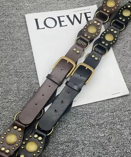 lilful（リルフル）の「グランジ ヴィンテージデザインベルト（ベルト・レディース・ブラウン・F）」の3枚目の写真