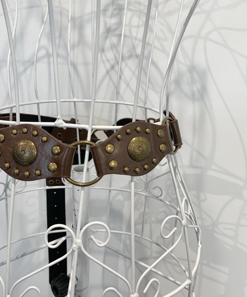 lilful（リルフル）の「グランジ ヴィンテージデザインベルト（ベルト・レディース・ブラウン・F）」の6枚目の写真