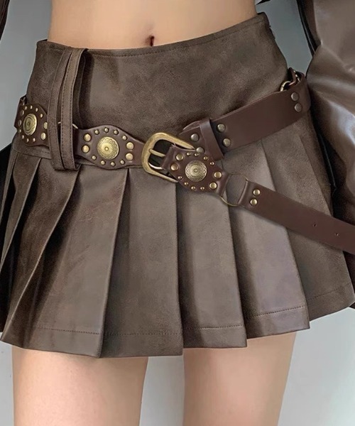 lilful（リルフル）の「グランジ ヴィンテージデザインベルト（ベルト・レディース・ブラウン・F）」の18枚目の写真