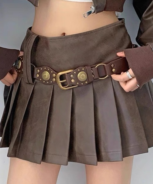 lilful（リルフル）の「グランジ ヴィンテージデザインベルト（ベルト・レディース・ブラウン・F）」の19枚目の写真