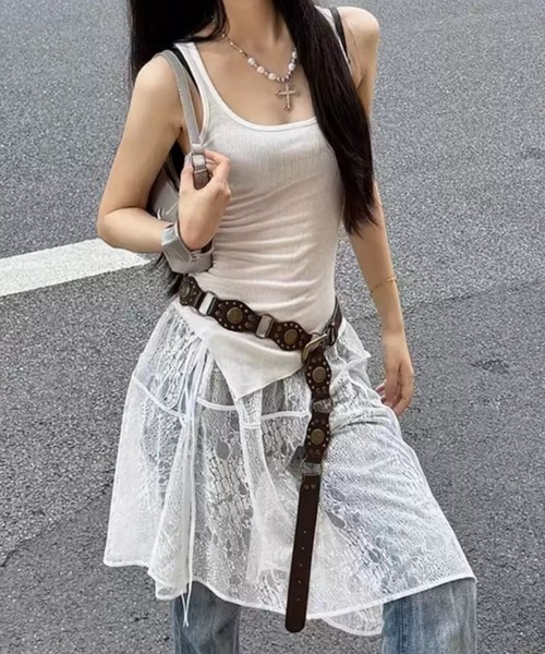 lilful（リルフル）の「グランジ ヴィンテージデザインベルト（ベルト・レディース・ブラウン・F）」の20枚目の写真