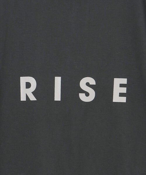 POET MEETS DUBWISE（ポエットミーツダブワイズ）の「＜POET MEETS DUBWISE＞ RISE T-Shirt/Tシャツ（Tシャツ/カットソー・メンズ・ダークグレー/ホワイト・XL/M/L）」の6枚目の写真