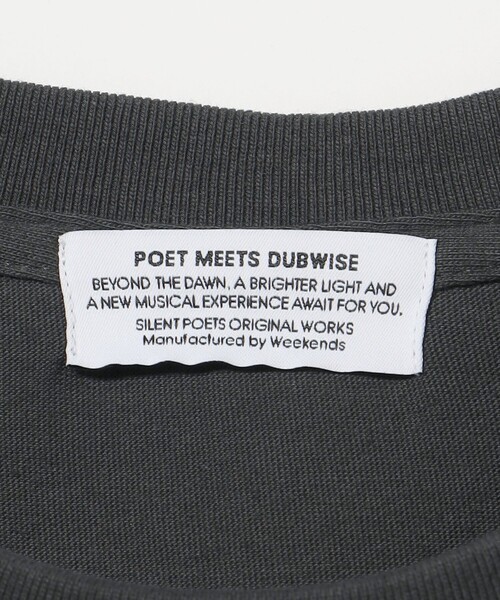 POET MEETS DUBWISE（ポエットミーツダブワイズ）の「＜POET MEETS DUBWISE＞ RISE T-Shirt/Tシャツ（Tシャツ/カットソー・メンズ・ダークグレー/ホワイト・XL/M/L）」の15枚目の写真