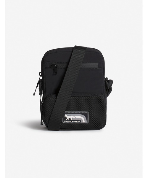 【Maison Kitsune】FLASH FOX ユニセックス ショルダーバッグ フラッシュ フォックス クロスボディバッグ | Maison Kitsuné