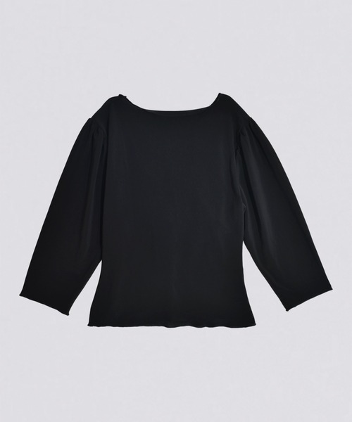 kiehtova（キエトヴァ）の「【kiehtova】MOIST GATHER BUSTIER TEE/モイスト ギャザー　ビスチェ ティー（Tシャツ/カットソー・レディース・ブラック/ホワイト・FREE）」の13枚目の写真