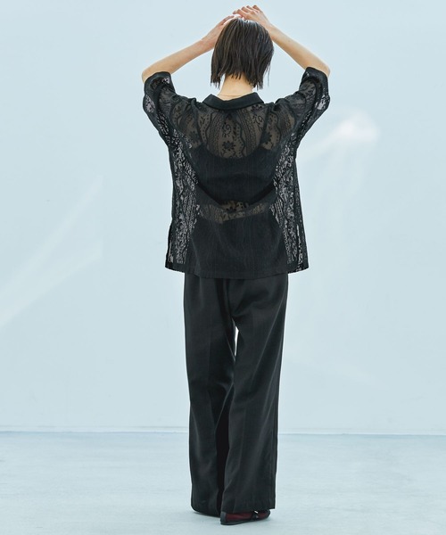 LAKOLE(ラコレ)の「麻タッチタックイージーパンツ / 452734(その他パンツ・レディース・グレー/ブラウン/ブラック/ピンク/ライトグリーン・FREE)」の12枚目の写真