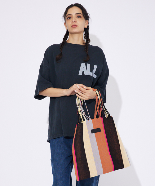 ABAHOUSE（アバハウス）の「【MOON BIRD/ムーンバード】手織りハンモックバッグ/ユニセックス（トートバッグ・メンズ・その他5/その他7/その他8/その他6/その他1/その他2/その他3/その他4・フリー）」の6枚目の写真