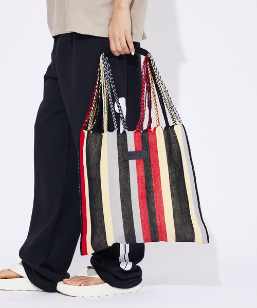 ABAHOUSE（アバハウス）の「【MOON BIRD/ムーンバード】手織りハンモックバッグ/ユニセックス（トートバッグ・メンズ・その他5/その他7/その他8/その他6/その他1/その他2/その他3/その他4・フリー）」の8枚目の写真