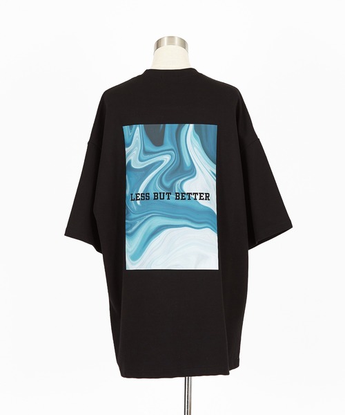a.p.o.v.(エーピーオービー)の「a.p.o.v. バックマーブルボックスビッグプリントオーバーサイズTシャツ(Tシャツ/カットソー・メンズ・ブラック/ホワイト・ONESIZE)」の16枚目の写真
