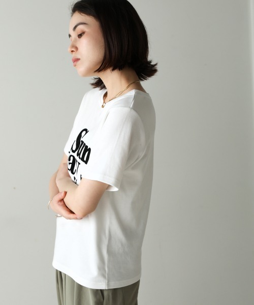 フロッキーロゴＴシャツ NYCフロッキーロゴTシャツ[品番：RADM0000863]｜＆soiree
