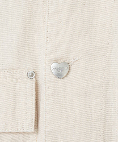 Carhartt WIP(カーハートダブリューアイピー)の「【Carhartt WIP/カーハート ダブリューアイピー】DREWE CHORE COAT/ドリューチョアコート(ブルゾン・レディース・ブラック/オフホワイト/ネイビー・MEDIUM)」の4枚目の写真