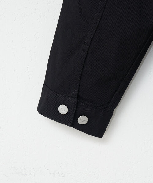 Carhartt WIP(カーハートダブリューアイピー)の「【Carhartt WIP/カーハート ダブリューアイピー】DREWE CHORE COAT/ドリューチョアコート(ブルゾン・レディース・ブラック/オフホワイト/ネイビー・MEDIUM)」の12枚目の写真