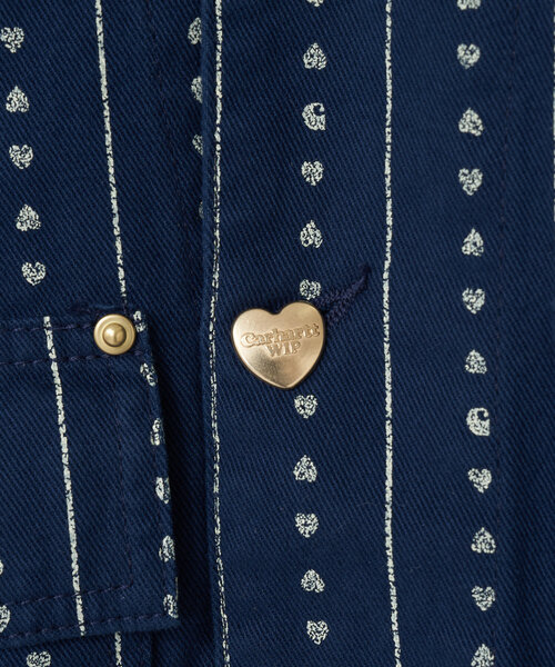 Carhartt WIP(カーハートダブリューアイピー)の「【Carhartt WIP/カーハート ダブリューアイピー】DREWE CHORE COAT/ドリューチョアコート(ブルゾン・レディース・ブラック/オフホワイト/ネイビー・MEDIUM)」の15枚目の写真