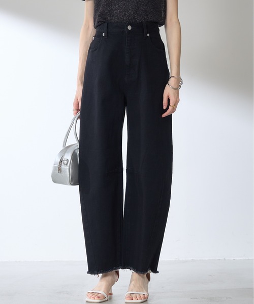ZOZO限定】カーブデニムシルエットパンツ（デニムパンツ