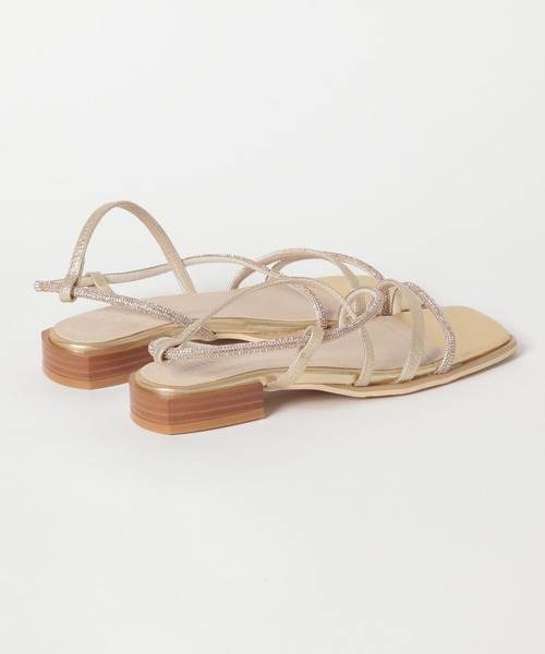 BAYFLOW(ベイフロー)の「スパークルストラップサンダル(サンダル・レディース・ブラック/ゴールド・LARGE/MEDIUM)」の8枚目の写真