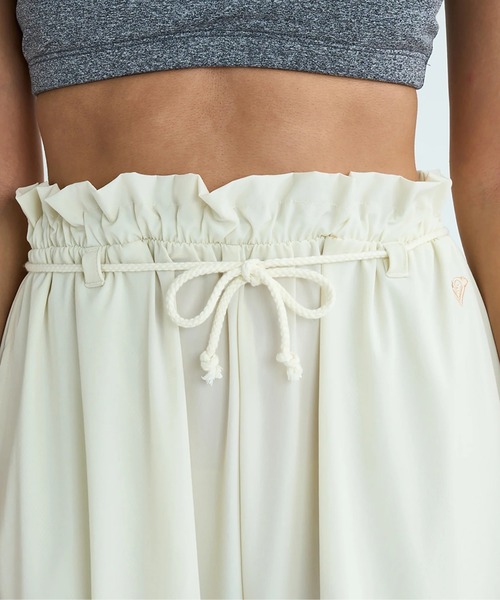ROXY（ロキシー）の「YES SEA PANTS /ロキシー水陸両用ストレッチUVカット速乾塩素対応ドローコード付きワイドパンツ（水着）（ラッシュガード・レディース・ベージュ/ブラック・MEDIUM/LARGE/SMALL）」の12枚目の写真