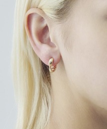 GOLDY（ゴールディ）の「【GOLDY】ツイスト フープ ワンタッチ イヤリング 2240504（イヤリング）」