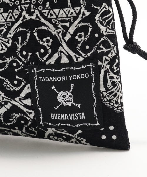 BUENA VISTA（ブエナビスタ）の「BUENA VISTA / ブエナビスタ ドクロ bandana キンチャク（クラッチバッグ・メンズ・ブラック・FREE）」の6枚目の写真