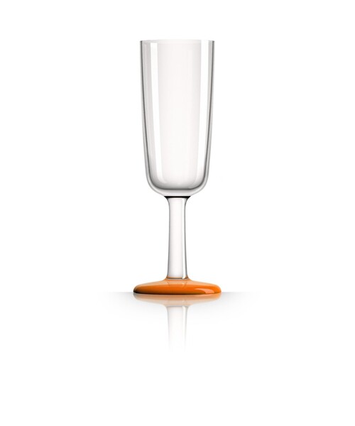 bpr BEAMS(ビーピーアール ビームス )の「Palm Products,Australia / Marc Newson Tritan(R) Non-slip Forever Flute 180ml(グラス/マグカップ/タンブラー・レディース・オレンジ/ミント・ONE SIZE)」の3枚目の写真