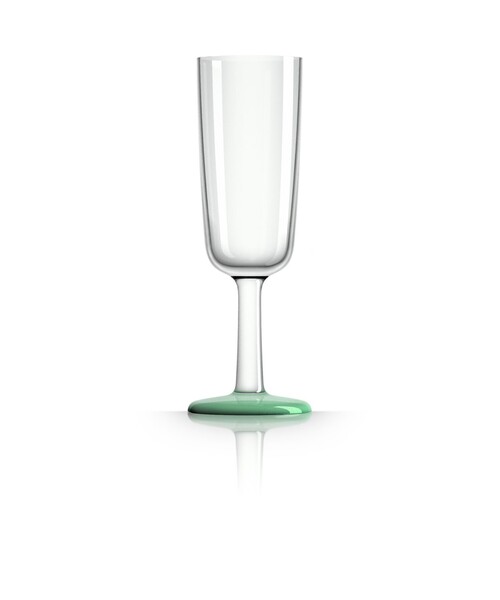 bpr BEAMS(ビーピーアール ビームス )の「Palm Products,Australia / Marc Newson Tritan(R) Non-slip Forever Flute 180ml(グラス/マグカップ/タンブラー・レディース・オレンジ/ミント・ONE SIZE)」の4枚目の写真