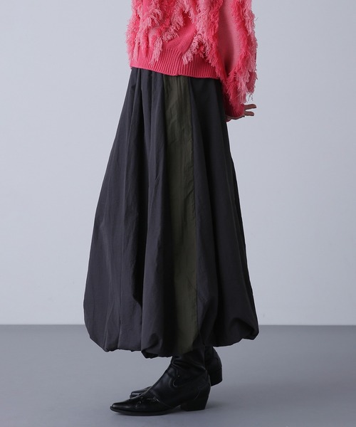 ROSE BUD(ローズバッド)の「SIDELINE BALLOON SKIRT(スカート・レディース・グレー/ベージュ/ホワイト・ONE SIZE)」の2枚目の写真
