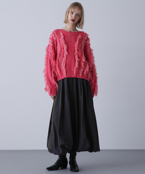 ROSE BUD(ローズバッド)の「SIDELINE BALLOON SKIRT(スカート・レディース・グレー/ベージュ/ホワイト・ONE SIZE)」の4枚目の写真