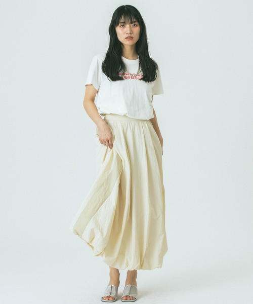 ROSE BUD(ローズバッド)の「SIDELINE BALLOON SKIRT(スカート・レディース・グレー/ベージュ/ホワイト・ONE SIZE)」の10枚目の写真