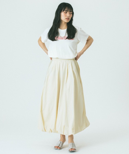 ROSE BUD(ローズバッド)の「SIDELINE BALLOON SKIRT(スカート・レディース・グレー/ベージュ/ホワイト・ONE SIZE)」の11枚目の写真