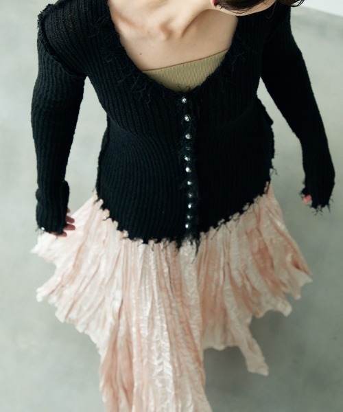 スカート LONG FLARED SKIRT VOLUME FLARE SKIRT（スカート）｜CLANE（クラネ）の