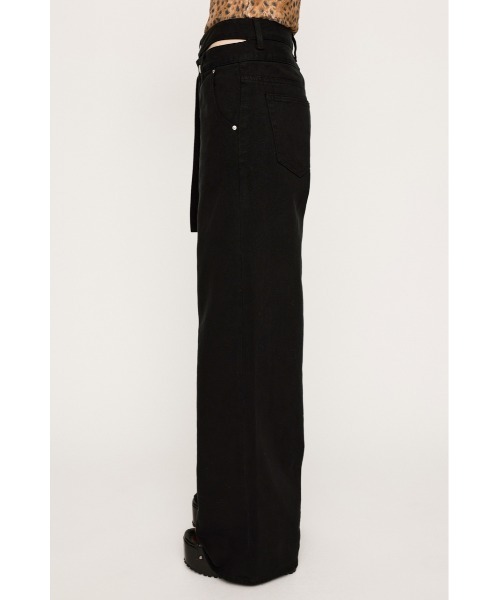 パンツ SLY DOUBLE HOLE BELT STRAIGHT PT-E セール】DOUBLE HOLE BELT STRAIGHT PT-E ダブル ホール ベルト