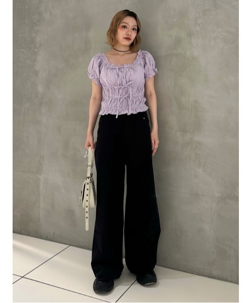 パンツ SLY DOUBLE HOLE BELT STRAIGHT PT-E SLY | DOUBLE HOLE BELT STRAIGHT パンツ (ストレート ) |SHEL
