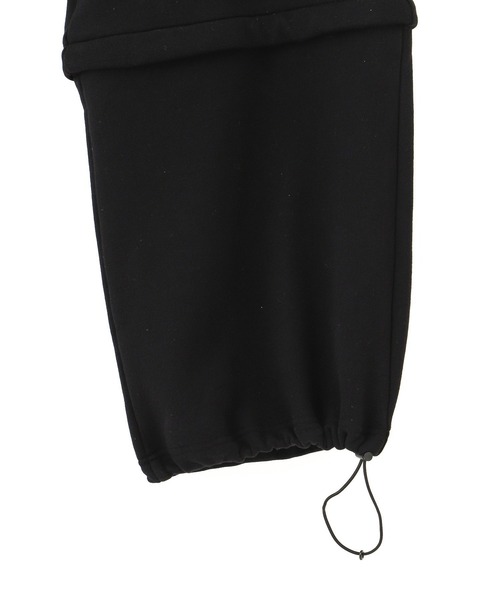 X-girl（エックスガール）の「2WAY WIDE LEG CARGO SWEAT PANTS（スウェットパンツ・レディース・アッシュ/ブラック・S/M）」の13枚目の写真