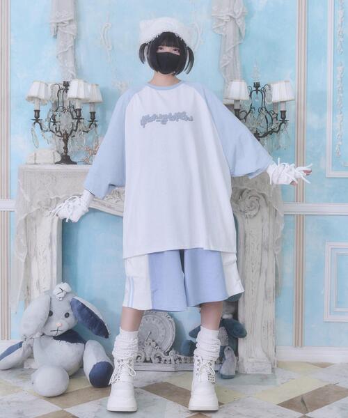 Whinny（ホワイニー）の「Whinny/ぬたほわやさんへようこそTシャツ（Tシャツ/カットソー・レディース・ブラック/サックスブルー/ホワイト・FREE）」の12枚目の写真