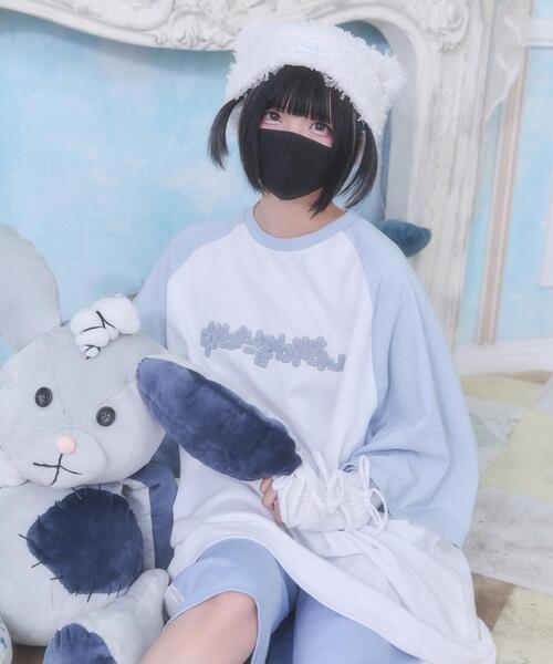 Whinny（ホワイニー）の「Whinny/ぬたほわやさんへようこそTシャツ（Tシャツ/カットソー・レディース・ブラック/サックスブルー/ホワイト・FREE）」の16枚目の写真