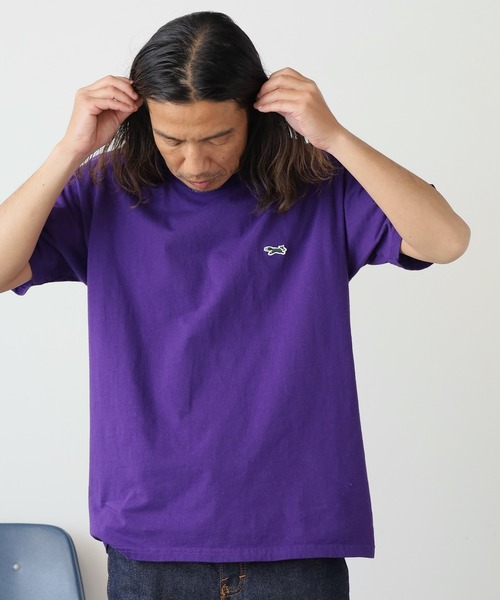 PENNEYS（ぺニーズ）の「PENNEYS/ペニーズ FOX BASIC CREW SS TEE Tシャツ メンズ 秋物 秋服 2026年秋冬（Tシャツ/カットソー・メンズ・グレー/サンドベージュ/グリーン/ネイビー/パープル/ホワイト/ダークブラウン/ブラック/ライトピンク・M/S/L/XL）」の8枚目の写真