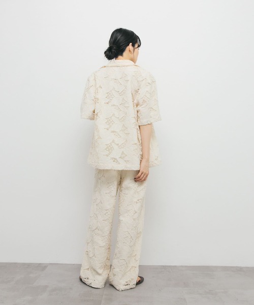 KBF（ケイビーエフ）の「ケミカルレースイージーパンツ（その他パンツ・レディース・ブラウン/アイボリー・ONE）」の7枚目の写真