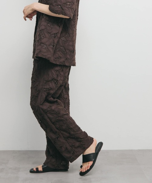 KBF（ケイビーエフ）の「ケミカルレースイージーパンツ（その他パンツ・レディース・ブラウン/アイボリー・ONE）」の21枚目の写真