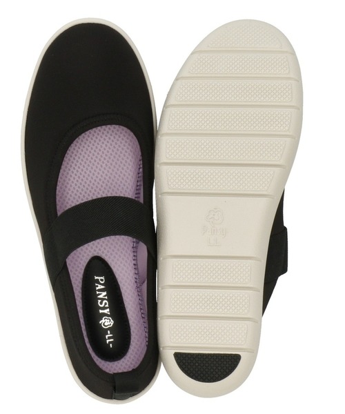 Pansy(パンジー)の「Pansy 2104 ストラップニットパンプス(パンプス・レディース・ブラック/ネイビー・22cm/23cm/24cm/24.5cm)」の10枚目の写真
