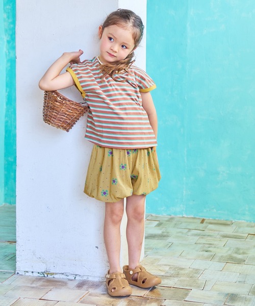 MARKEY'S（マーキーズ）の「総柄バルーンパンツ/セットアップ可能（その他パンツ・キッズ・ベージュ/ライトブルー/オフホワイト・80/90/100/110/120/130）」の6枚目の写真