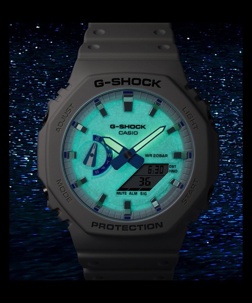 HIDDEN GLOW Series / GA-2100HDS-7AJF（アナログ腕時計）｜G-SHOCK