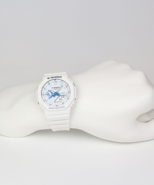 G-SHOCK(ジーショック)の「HIDDEN GLOW Series / GA-2100HDS-7AJF(アナログ腕時計・メンズ・ホワイト×ブルー・FREE)」の13枚目の写真