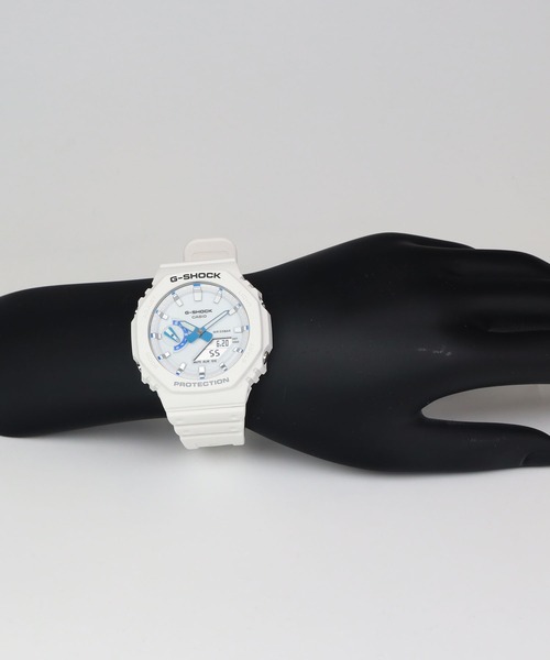 G-SHOCK(ジーショック)の「HIDDEN GLOW Series / GA-2100HDS-7AJF(アナログ腕時計・メンズ・ホワイト×ブルー・FREE)」の16枚目の写真