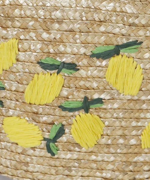 BLUEEAST(ブルーイースト)の「フルーツ刺繍かごバッグ(かごバッグ・レディース・レッド/イエロー・FREE)」の14枚目の写真