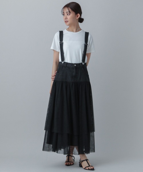 美品◇INGEBORG◇インゲボルグ◇デニムジャンパースカート◇BLACK 美品 INGEBORG デニムワンピース ジャンバースカート - メルカリ