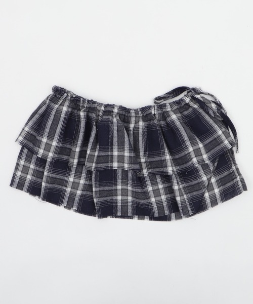 WEGO（ウィゴー）の「WEGO/チェックラップスカート（スカート・レディース・ネイビー/ブラック・FREE）」の8枚目の写真