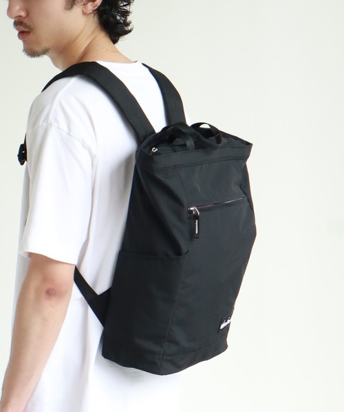 WILD THINGS(ワイルドシングス)の「【WILD THINGS/ワイルドシングス】DELFY fabric 2WAYトートリュック(容量:約13L)(バックパック/リュック・メンズ・ベージュ/グレー/ブラック/ターコイズブルー・FREE)」の14枚目の写真
