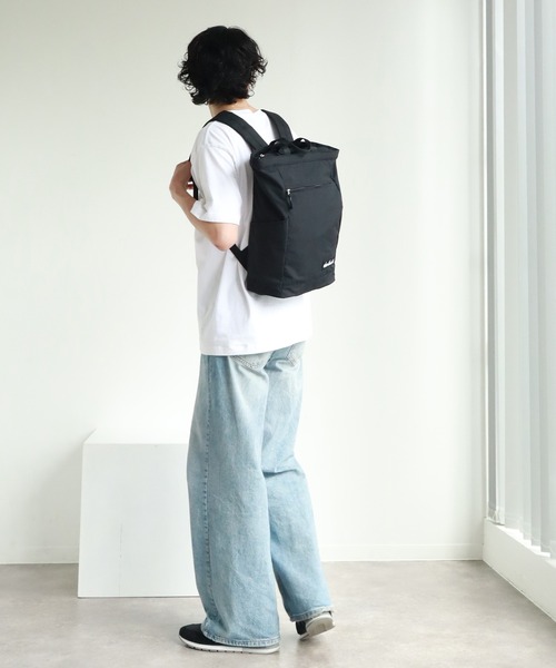 WILD THINGS(ワイルドシングス)の「【WILD THINGS/ワイルドシングス】DELFY fabric 2WAYトートリュック(容量:約13L)(バックパック/リュック・メンズ・ベージュ/グレー/ブラック/ターコイズブルー・FREE)」の19枚目の写真