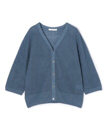 GALERIE VIE（ギャルリー ヴィー）の「リネンハーフカーディガン Vネックカーディガン（カーディガン/ボレロ）」