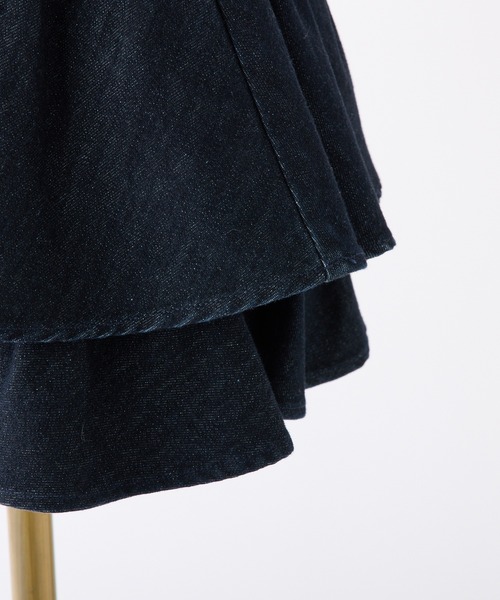 one after another NICE CLAUP(ワンアフターアナザーナイスクラップ)の「【WEB限定/REVIVAL】セットアップ対応/ティアードミニスカート(スカート・レディース・サックスブルー/ネイビー/ブラウン・FREE)」の21枚目の写真