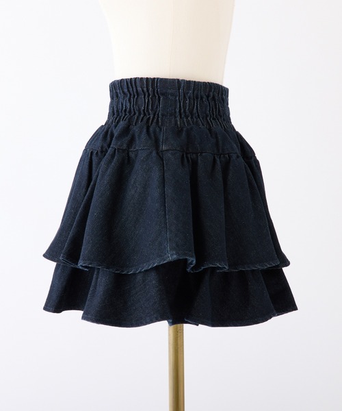 one after another NICE CLAUP(ワンアフターアナザーナイスクラップ)の「【WEB限定/REVIVAL】セットアップ対応/ティアードミニスカート(スカート・レディース・サックスブルー/ネイビー/ブラウン・FREE)」の18枚目の写真